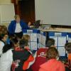 Julia Morton-Marr presents the International School Peace Garden concept to students attending the Future Aces Workshop Conference in November 2004.