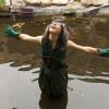 Building a Peace Garden pond.