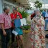 Dedication ceremony at Kamaile Elementary, Honolulu.