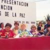IHTEC founding President Julia Morton-Marr meets with Mexican officials during a visit to Quintana Roo in March 2000.